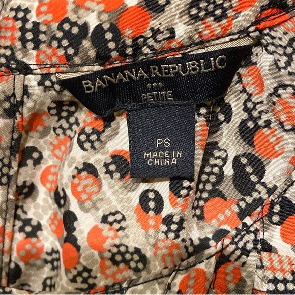 BANANA REPUBLIC SILK PRINT CAMISOLE TOP - Picture 5 of 8